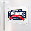 Decade of Dominance Wall Decal