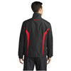 Team Katalysts Sport Tek Color Block Raglan Jacket Black & Red