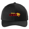 Team Katalysts Sport Tek Curve Bill Snap Back Cap Black