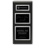 20x44 Modern Diamond Engraved Plaque on Black Matte Board