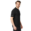 Barone's Barracudas Full Button Polo Black