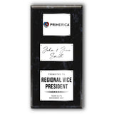 18x36 Modern Color Sublimated Plaque on Black Marble Board