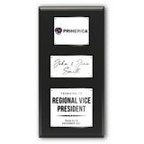 18x36 Modern Color Sublimated Plaque on Black Matte Board