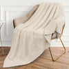 Cream Soft Knit Blanket