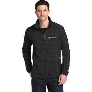 FreedoMNeers Men's Sweater Fleece Jacket Black