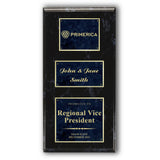 18x36 Classic Laser Engraved Marble Plaque on Black Marble Board