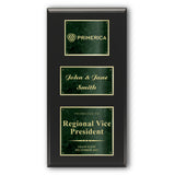 18x36 Classic Laser Engraved Marble Plaque on Black Matte Board