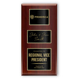 18x36 Modern Laser Engraved Plaque on Cherry Board