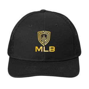 Major League Builders Academy Snapback Trucker Cap Black