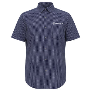Perry Ellis Men's Short Sleeve Printed Button Up