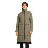 MiiR Women's Sashiko Stretch Puffy Long Jacket
