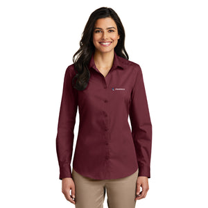 Port Authority Ladies Blouse Dress Shirt Easy Care 3/4 Sleeve