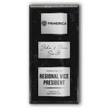 18x36 Modern Sublimated Plaque on Black Marble Board