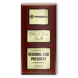 18x36 Modern Sublimated Plaque on Cherry Board