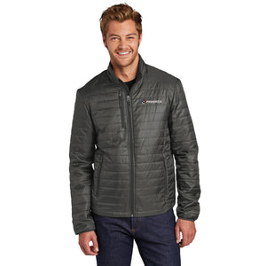Team of Purpose Port Authority Packable Puffy Jacket Sterling Grey