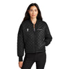 Team of Purpose Ladies' Quilted Full Zip Jacket Black