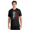 The Spartan Hierarchy Men's Performance Tee Black