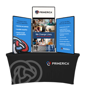 Tri-Fold Build Your Business Display Kit with Table Cover