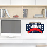Decade of Dominance Wall Decal