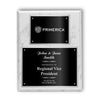 Classic Laser Engraved Plaque on White Marble Board