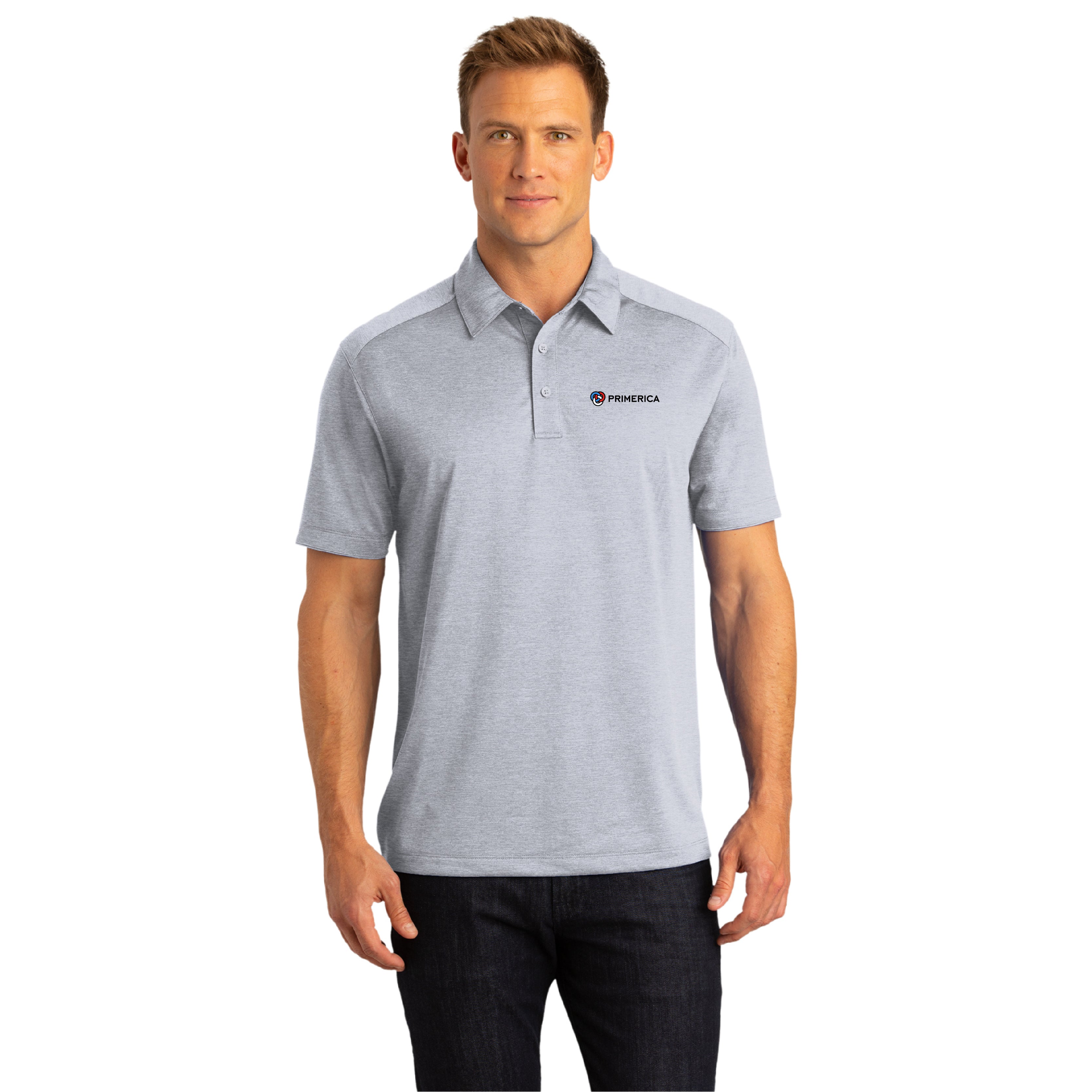 Port authority ladies clearance digi heather performance polo