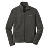 Port Authority Heather Microfleece Full-Zip Jacket