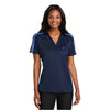 Tansey Team Ladies Silk Touch Performance Colorblock Stripe Polo